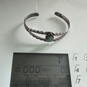 Sterling Silver Bracelet with turquoise stone